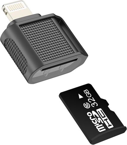 قارئ بطاقة Micro SD لهاتف iPhone 14 13 12 11 pro Max Lightning إلى TF محول كاميرا رقمية عصا ذاكرة الهاتف محول قابس محول لأجهزة Apple لملحقات Ipad كابل محرك أقراص فلاش للتصوير الفوتوغرافي in Kuwait
