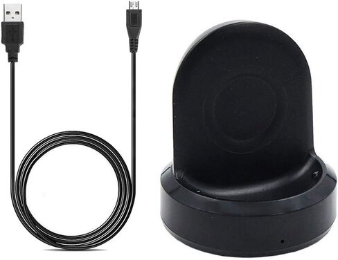 Threeeggs Compatible with Gear Sport Charger, Replacement Charging Dock Cradle Cable for Samsung Gear Sport SM-R600 Smart Watch in Saudi Arabia