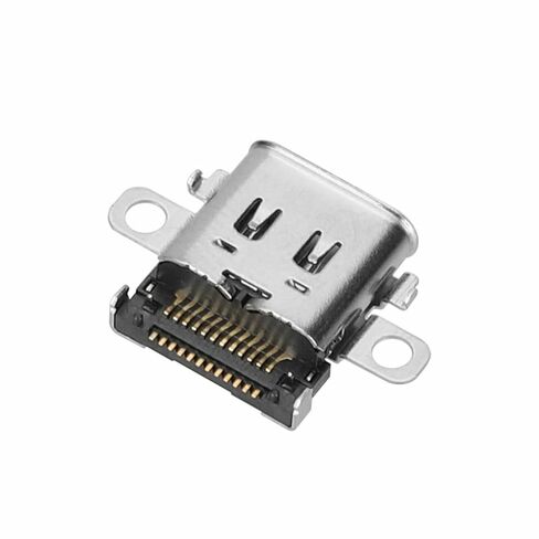 2PCS Charger Port Micro Type-C Charging Port Internal Replacement for Nintendo Switch Console with Screwdrivers Repair Tool Kit in Saudi Arabia