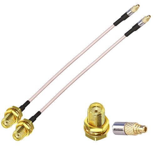 TUOLNK SMA to MMCX Cable SMA Female to MMCX Male RG316 Coax Cable 6inch(15cm) MMCX to SMA WiFi Antenna Extension Cable for Antenna 2 Pack in Saudi Arabia