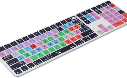غطاء لوحة المفاتيح XSKN Logic Pro Shortcuts يناسب لوحة المفاتيح السحرية Apple 2024 iMac M4 Chip مع معرف اللمس ولوحة المفاتيح الرقمية A3119 in Kuwait