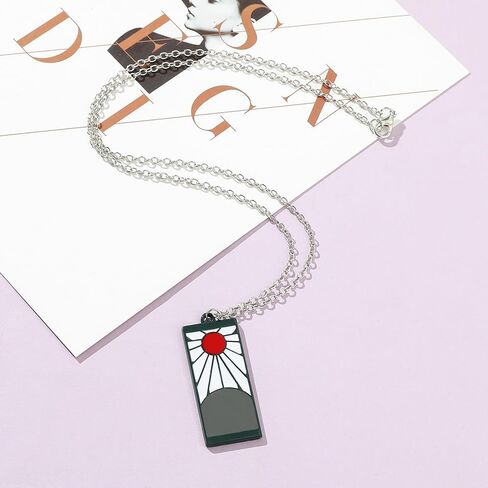 Bulbasaur شيطان قلادة معدنية القاتل كامادو تانجيرو القلائد طبقة مزدوجة قلادة صغيرة سحر القلائد في سن المراهقة هدية الاشياء العصرية مجوهرات هدية in Kuwait