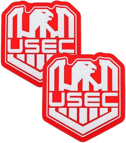 2 قطعة توهج في الليل روسيا USEC الهروب من تاركوف المعنويات التكتيكية العسكرية التصحيح ثلاثية الأبعاد بولي كلوريد الفينيل المطاط زين شعار هوك المدعومة in Saudi Arabia
