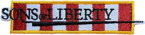 Gadsden and Culpeper - Die Cut Tactical Morale Patch - 2" x 3" - Red - Rectangular - Historical-Themed - Embroidered Phrase, Die Cut Design - 1 Piece - Patch in Saudi Arabia