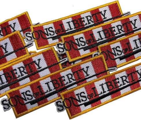 Gadsden and Culpeper - Die Cut Tactical Morale Patch - 2" x 3" - Red - Rectangular - Historical-Themed - Embroidered Phrase, Die Cut Design - 1 Piece - Patch in Saudi Arabia