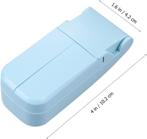 BESPORTBLE مروحة صغيرة USB برأس مزدوج، قابلة للشحن، مروحة صغيرة محمولة باليد للسفر والاستخدام في الهواء الطلق باللون الأزرق in Kuwait