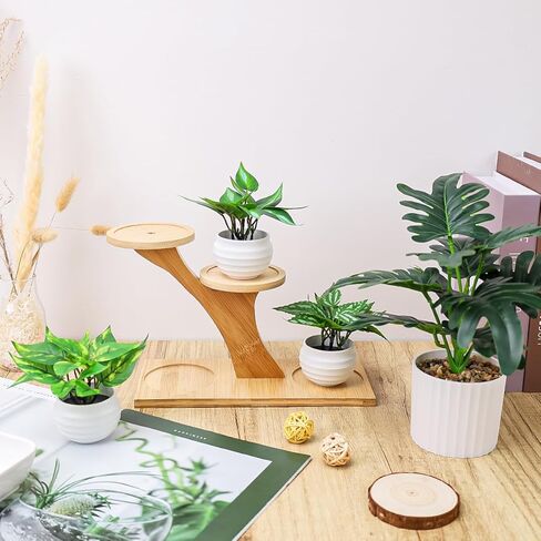 Gresorth 1 Pcs Artificial Large Palm Leaves Potted Decoration Fake Green Plant Bonsai Display Lifelike Tropical Monstera Ornament Home Housewarming Cabinet in Saudi Arabia
