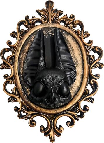 Gothic Wall Decor Vintage Crow Dark Academia Room Decor Animal Head Aesthetic for Halloween Home Decoration Retro Wall Art Hanging Design Wall Mounted Bedroom (7.9'' x 5.7'') in Saudi Arabia