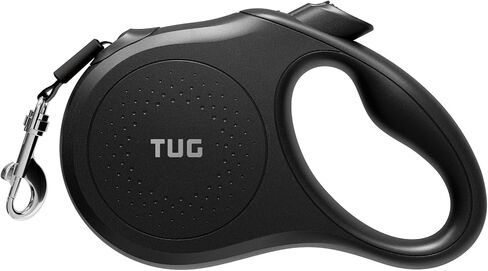 TUG Quest Retractable Dog Leash | 360° Tangle-Free Retraction | 16 ft Strong Nylon Tape (Large, Cream) in Saudi Arabia
