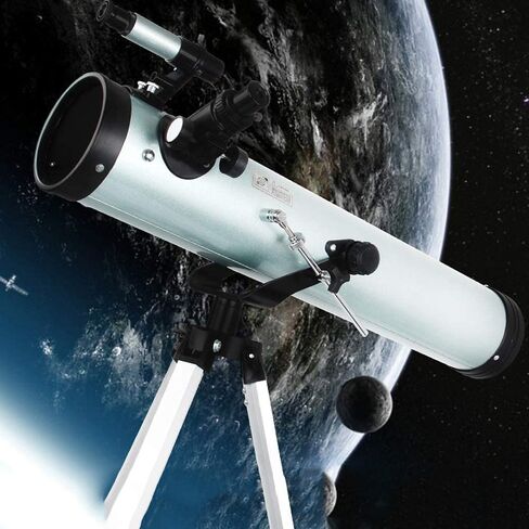 Telescope for Adults Beginners Kids, 76mm Aperture 700mm Astronomical Reflector Telescope BAK4 Prism Lens Telescope for Astronomy and Observe The Moon and Landscape in Saudi Arabia