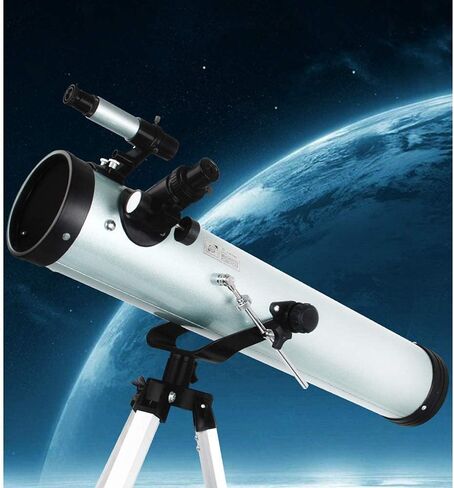 Telescope for Adults Beginners Kids, 76mm Aperture 700mm Astronomical Reflector Telescope BAK4 Prism Lens Telescope for Astronomy and Observe The Moon and Landscape in Saudi Arabia