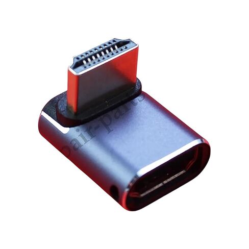 محول DP متوافق مع HDMI 90 DeGrrie الزاوية اليمنى MiniDP ذكر إلى أنثى محول 8K 60HZ C0innector موسع صغير متوافق مع HDMI جديد 2026 عالي لمكونات إلكترونية موثوقة in Kuwait