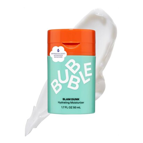 Bubble Skincare Slam Dunk Hydrating Facial Moisturizer - Natural Aloe Juice + Avocado Oil for Skin Hydration and Blue Light Protection - Daily Face Moisturizer for Sensitive Skin (50ml) in Saudi Arabia