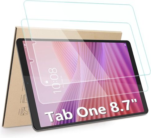 واقي شاشة مكون من عبوتين متوافق مع Lenovo Tab One 8.7 بوصة، [وضوح عالي الدقة] [9 صلابة] [مضاد للخدش] زجاج مقوى in Kuwait