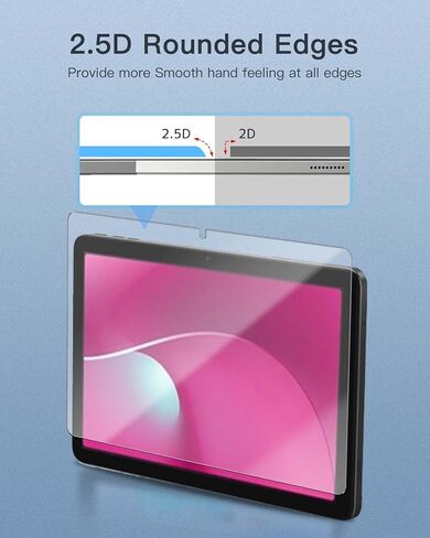 Screen Protector for T-Mobile REVVL Tab 2 Android 15 Tablet 10.1 inch, 9H Hardness Tempered Glass for T-Mobile REVVL Tab 2 Tablet Anti-Scratch, Bubble Free, HD Clarity in Saudi Arabia