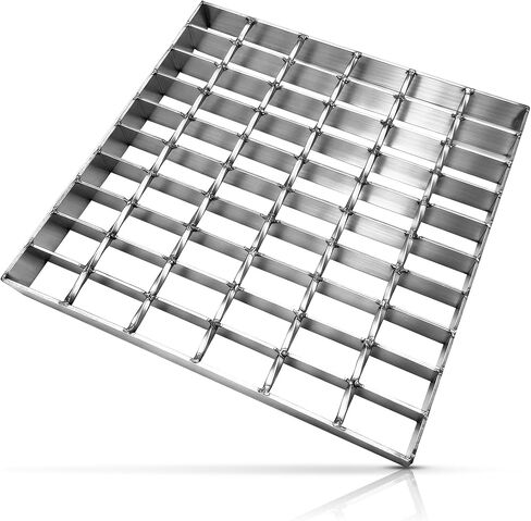 430 Stainless Steel Drain Grate Heavy Duty 12" × 12" Square Outdoor Drain Cover for Garage, Sewer, Dowmspout, Driveway in Kuwait