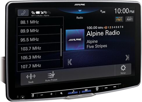 جهاز استقبال Alpine ILX-F511 Halo11 بشاشة لمس متعددة الوسائط مقاس 11 بوصة مع مقبض صوت هالو لاسلكي ووحدة تحكم في مستوى مضخم الصوت in Saudi Arabia