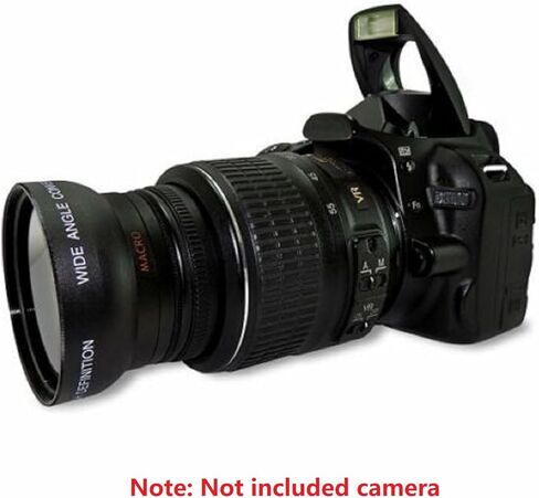 عدسة عالية الوضوح HD ذات زاوية واسعة وعدسة ماكرو لكاميرا DSLR مقاس 52 مم والكاميرا الرقمية in Kuwait