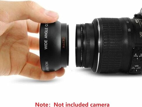 عدسة عالية الوضوح HD ذات زاوية واسعة وعدسة ماكرو لكاميرا DSLR مقاس 52 مم والكاميرا الرقمية in Kuwait