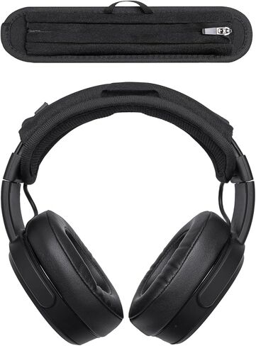 غطاء وسادة عصابة الرأس متوافق مع Skullcandy Hesh Evo، Hesh ANC، Crusher ANC 2، Crusher Evo، Riff 2، سماعة الرأس اللاسلكية Icon ANC، وسادة سميكة 6 مم، بدون سحاب متذبذب، حلقة تعليق in Saudi Arabia