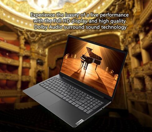 Lenovo V15 G4 Laptop, 15.6" FHD Screen, Windows 11 Pro, AMD Ryzen 5 7000 Series CPU, 16GB RAM, 512GB SSD, Privacy Webcam, Wi-Fi 6, RJ-45 Ethernet, Dolby Audio HD Speakers in Saudi Arabia