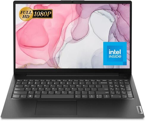 كمبيوتر محمول Lenovo V15 G4، شاشة 15.6 بوصة FHD، Windows 11 Pro، وحدة المعالجة المركزية AMD Ryzen 5 7000 Series، ذاكرة الوصول العشوائي 16 جيجابايت، 512 جيجابايت SSD، كاميرا ويب للخصوصية، Wi-Fi 6، RJ-45 Ethernet، مكبرات صوت Dolby Audio HD in Kuwait