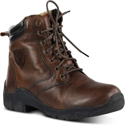 HORZE Water Resistant Winter Leather Boots in Saudi Arabia