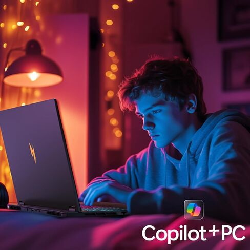 كمبيوتر محمول للألعاب acer Nitro 16S AI Copilot+ PC | معالج ايه ام دي رايزن ايه اي 9 365 | وحدة معالجة الرسومات للكمبيوتر المحمول NVIDIA GeForce RTX 5070 Ti | شاشة WQXGA IPS 180 هرتز مقاس 16 بوصة | 32 جيجابايت DDR5 | 2 تيرابايت Gen 4 SSD | Wi-Fi 6E | AN16 in Saudi Arabia