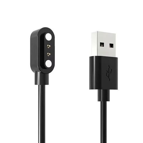 قطعتان من شاحن الساعات الذكية مع كابل شحن بيانات USB عالمي ثنائي الدبوس وشاحن مغناطيسي متوافق مع Umidigi Uwatch 3/Uwatch Ufit/Uwatch GT in Kuwait