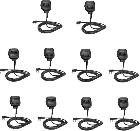 10 Pack KMC-45D KMC-45 KMC-21 Remote Speaker Microphone Shoulder Mic for NX220 NX320 TK2312 TK-3312 TK-2170 TK272G TK208 TK-3402 TK-3170 TK3180 TK-3360 NX-210 TH-D74A Radio in Saudi Arabia