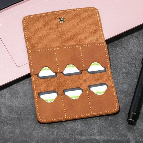 قطعتان من صندوق بطاقات الذاكرة العملي، حزمة بطاقات قديمة مع فتحات تخزين، حقيبة حمل مدمجة لمنظم الحماية الصغير للسفر والاستخدام اليومي in Kuwait