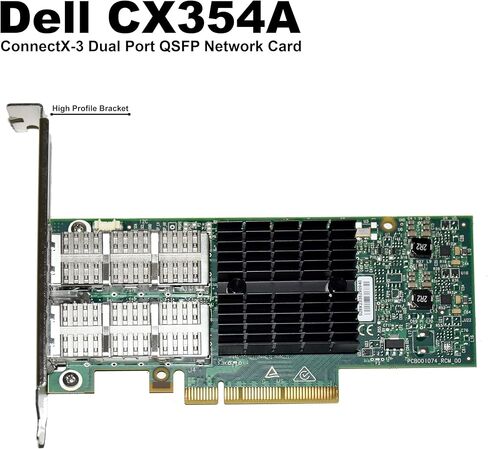 MELLANOX MCX354A-FCBT DUAL PORT FDR 56.6Gb/s INFINIBAND + 40GbE ETHERNET CX354A in Saudi Arabia