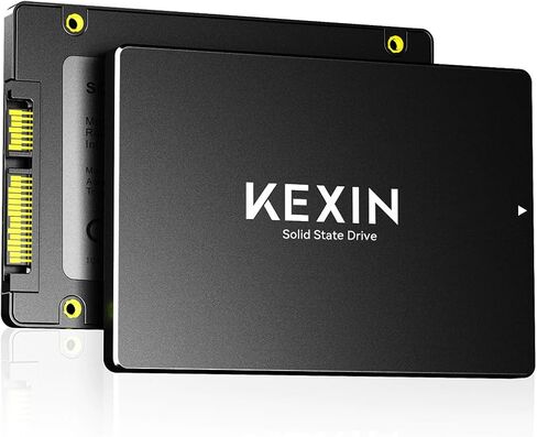 KEXIN SSD 128GB SATA III محرك الحالة الصلبة الداخلي 2.5 بوصة SSD داخلي 128 جيجا حتى 450 ميجابايت/ثانية SATA 3.0 محرك داخلي ثلاثي الأبعاد NAND Flash داخلي SSD لتخزين الكمبيوتر المحمول وترقيته in Kuwait