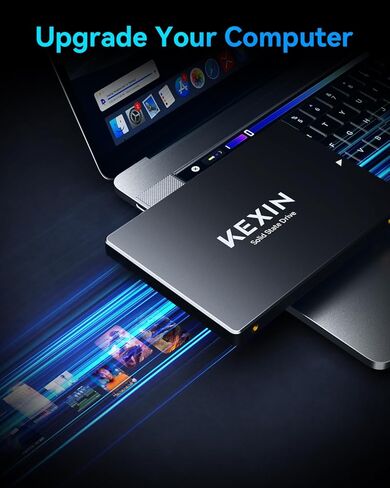 KEXIN SSD 128GB SATA III محرك الحالة الصلبة الداخلي 2.5 بوصة SSD داخلي 128 جيجا حتى 450 ميجابايت/ثانية SATA 3.0 محرك داخلي ثلاثي الأبعاد NAND Flash داخلي SSD لتخزين الكمبيوتر المحمول وترقيته in Kuwait