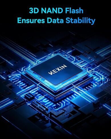 KEXIN SSD 128GB SATA III محرك الحالة الصلبة الداخلي 2.5 بوصة SSD داخلي 128 جيجا حتى 450 ميجابايت/ثانية SATA 3.0 محرك داخلي ثلاثي الأبعاد NAND Flash داخلي SSD لتخزين الكمبيوتر المحمول وترقيته in Kuwait