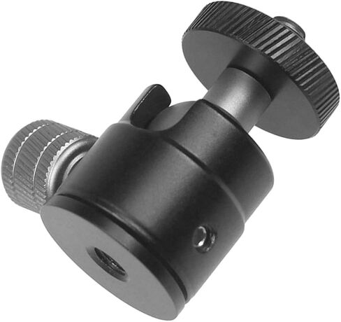 Aluminum Alloy Mini Tripod Ball Head Mount 1/4" Screw Camera Tripod Adapter 360° Rotating Universal Ball Head for Photography and Videography in Saudi Arabia