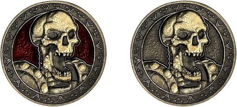 عملات معدنية لمغامرة Norse Foundry Adventure Potion - مجموعة من 10 عملات معدنية مطلية بالمعادن بأسلوب أقصى - مثالي لأي لعبة لعب الأدوار (RPG) أو جلسة LARP in Saudi Arabia