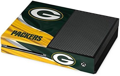 ملصق Skinit المخصص للألعاب متوافق مع وحدة تحكم Xbox One - تصميم Green Bay Packers المرخص رسميًا من NFL in Kuwait