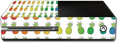 غلاف MightySkins متوافق مع جهاز Microsoft Xbox One - Rainbow Pineapples | غطاء ملتف واقٍ ومتين وفريد ​​من نوعه من الفينيل | سهل التطبيق والإزالة وتغيير الأنماط | صنع في الولايات المتحدة الأمريكية in Kuwait