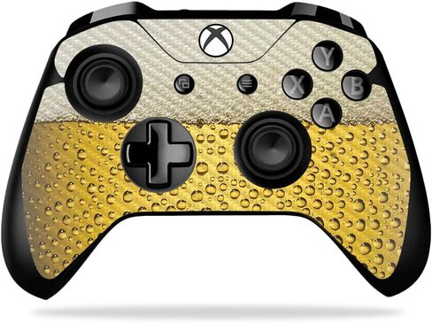 MightySkins Carbon Fiber Skin for Microsoft Xbox One X Controller - Rainbow Pineapples | Protective, Durable Textured Carbon Fiber Finish | Easy to Apply, Remove, and Change Styles | Made in The USA in Saudi Arabia