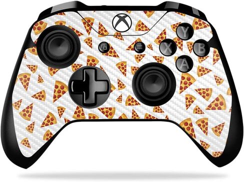 MightySkins Carbon Fiber Skin for Microsoft Xbox One X Controller - Rainbow Pineapples | Protective, Durable Textured Carbon Fiber Finish | Easy to Apply, Remove, and Change Styles | Made in The USA in Saudi Arabia