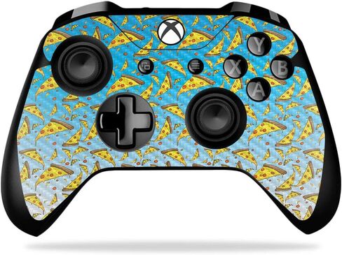 MightySkins Carbon Fiber Skin for Microsoft Xbox One X Controller - Rainbow Pineapples | Protective, Durable Textured Carbon Fiber Finish | Easy to Apply, Remove, and Change Styles | Made in The USA in Saudi Arabia