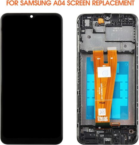 الأصلي لسامسونج غالاكسي A04 استبدال الشاشة لسامسونج A04 شاشة LCD A045F/DS SM-A045F LCD محول الأرقام شاشة تعمل باللمس الجمعية إصلاح جزء مع الإطار in Kuwait