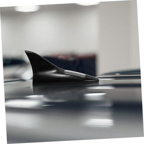 Auto Shark Fin Antenna Car Roof Accessory Solar Tail Lights Led Flashing Shark Warning in Saudi Arabia