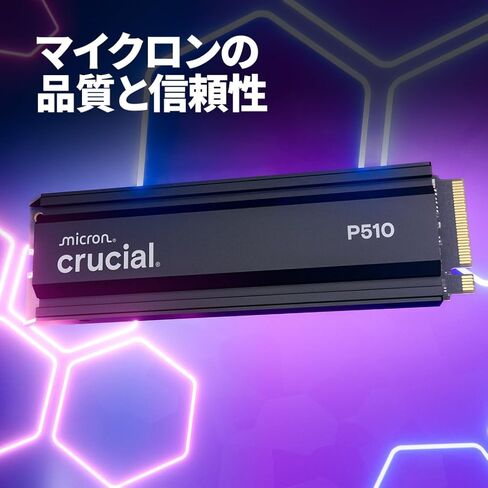 كروكيال P510 1 تيرابايت 3D NAND NVMe PCIe 5.0 M.2 SSD حتى 11000 ميجابايت/ثانية CT1000P510SSD8-JP in Saudi Arabia