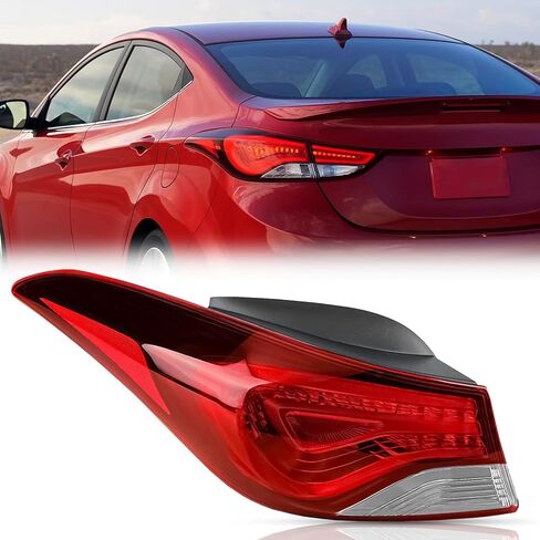TODO Tail Lights Assembly Compatible with Elantra 2014 2015 2016, 924023X230 924013X230 Tail Lamp Fits 2014 Elantra Coupe (Driver and Passenger Side) in Saudi Arabia