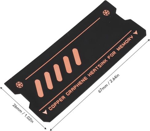 مبرد ذاكرة DDR للكمبيوتر المحمول SUNGOOYUE، مبرد موصلية حرارية عالية لوحدات ذاكرة DDR5، DDR4، DDR3، DDR2 لـ و in Kuwait