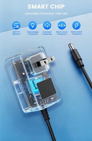 شاحن 18 فولت متوافق مع صورة أكثر وضوحًا 1011666 2437599 1013002 1012667 1013985 1013983 1014747 محول سلك طاقة بديل لبنادق التدليك الاحترافية (ليس لـ 27 فولت) in Kuwait