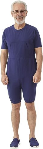 Codida Adaptive Men's Security Back-Zip Jumpsuit - Easy Care Romper for Elderly & Limited Mobility in Saudi Arabia