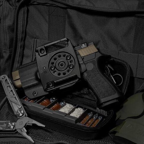 GRITR OWB Kydex Sig Sauer P320 Holster for Men & Women w/Optic Cut, Open Bottom, Adjustable Cant, Safariland QLS/G-Code RTI Attachments Compatible - Right/Left Hand Options in Saudi Arabia